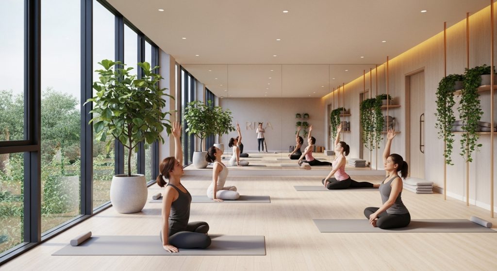 Phòng tập Yoga tại khu đô thị Rivea Residences